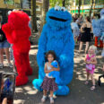 Koekiemonster mascotte inhuren voor kinderentertainment en events