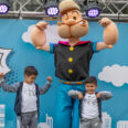 Popeye huren voor winkelcentrum entertainment en promotie