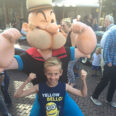 Popeye meet and greet inhuren voor winkelcentrumpromotie