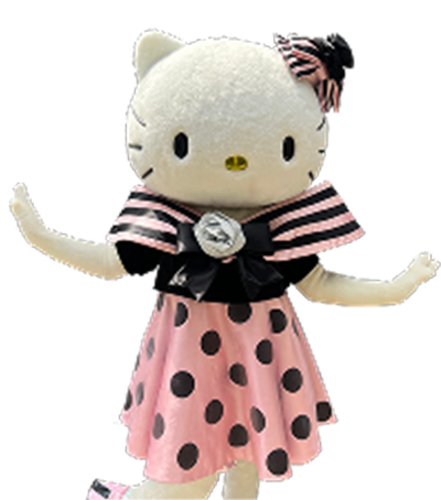 Hello Kitty huren voor meet and greet en kinderentertainment